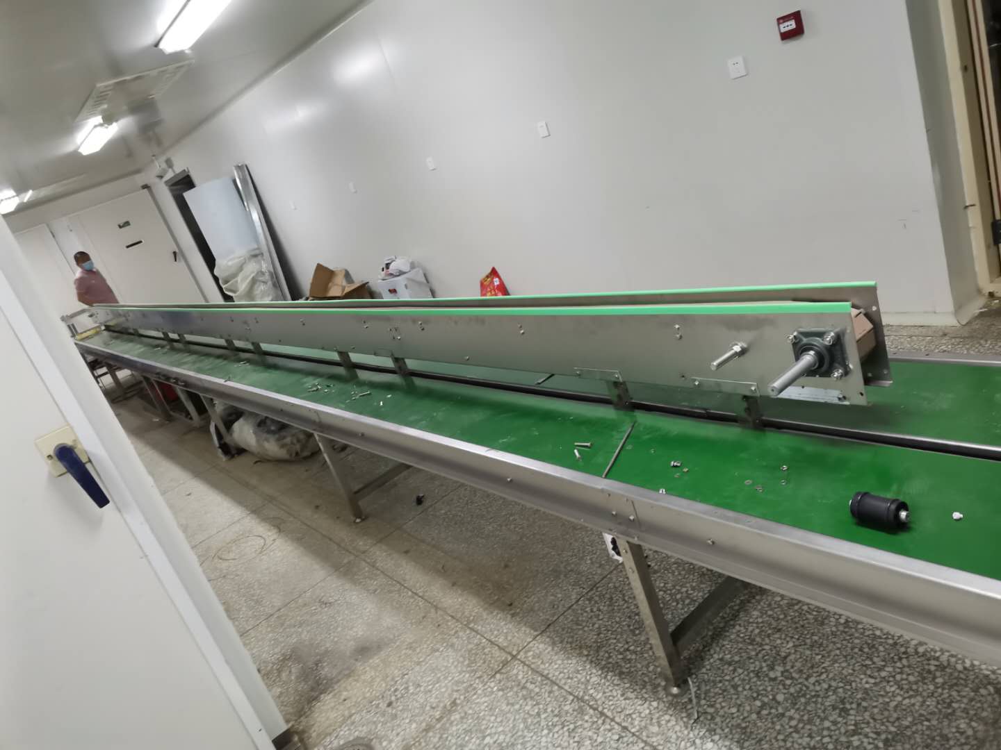 皮帶機鏈板雙層組合線